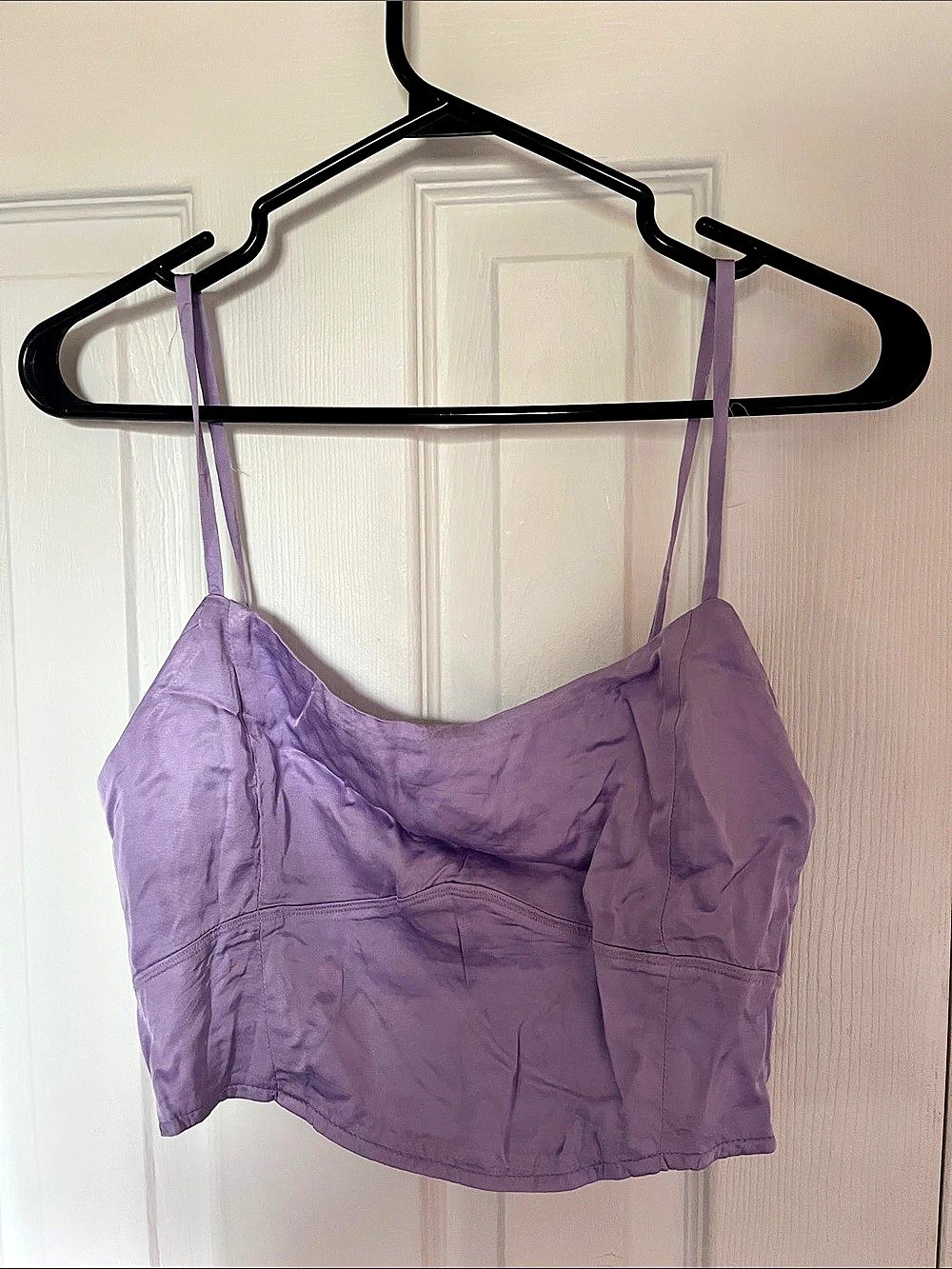 Aerie Purple Crop Top Size Medium NWT